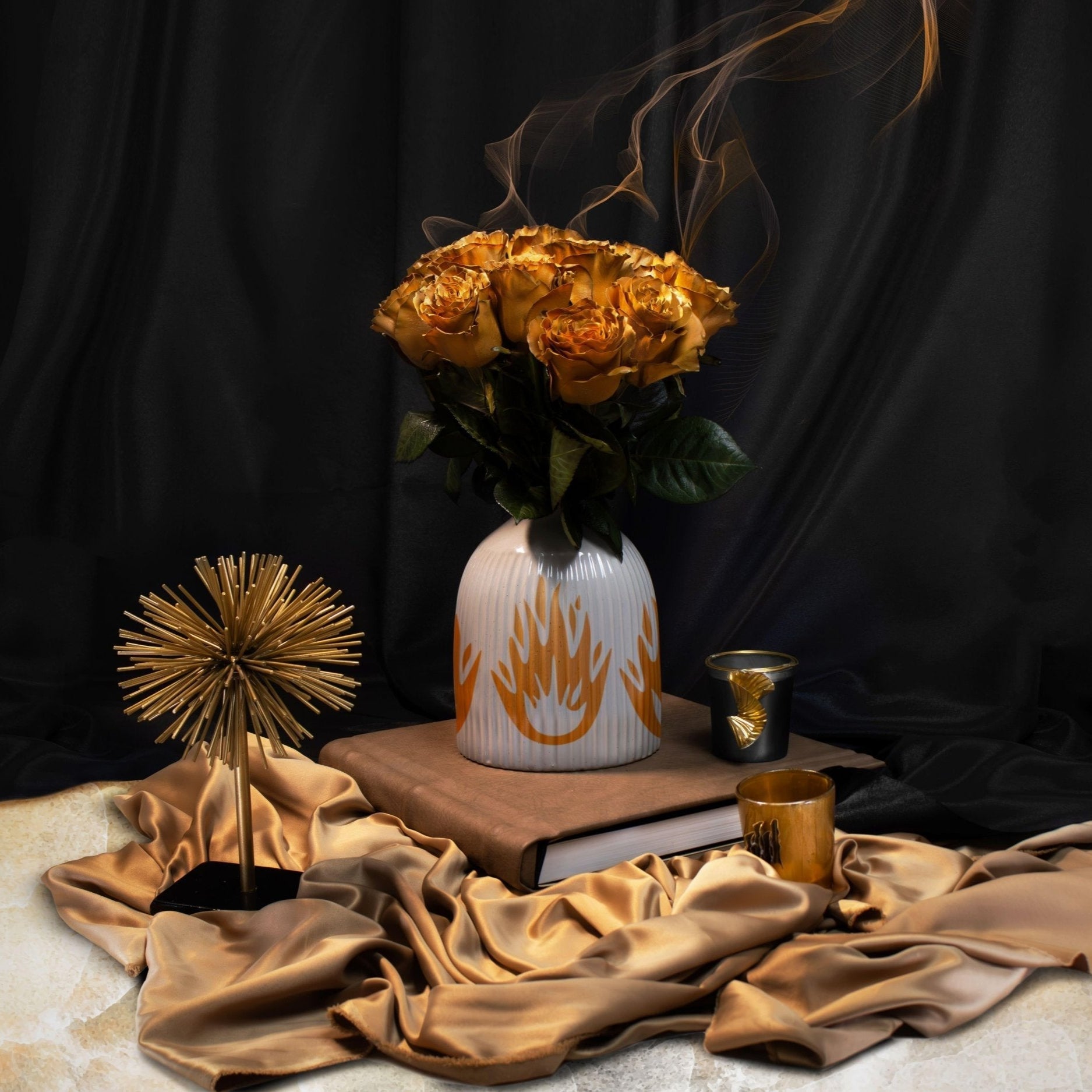 Caramelo Gold Roses Best Roses #1 Roses Best Gift - Roses del fuego