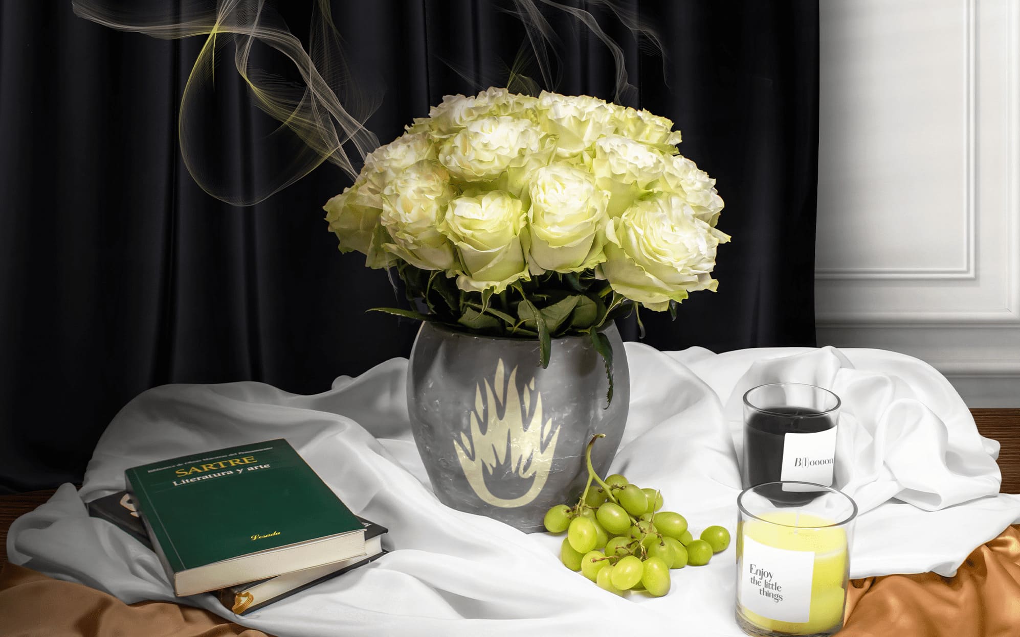 Elevate your Space: Luxe Volcanic Roses, All Elegant Colors and Blooms ...