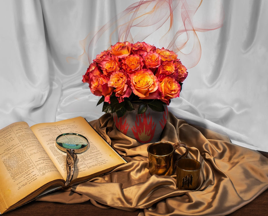 Elevate your Space: Luxe Volcanic Roses, All Elegant Colors and Blooms ...